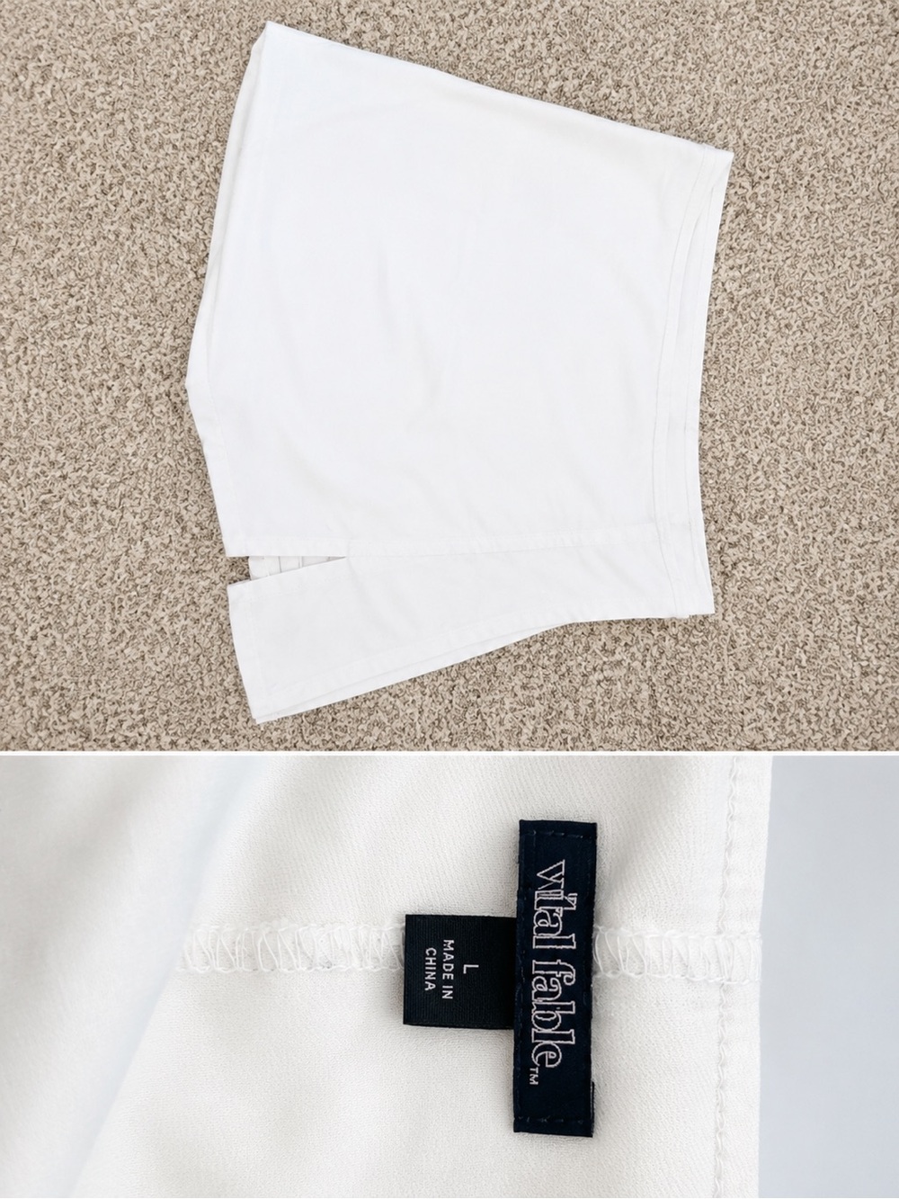 Target Viscose Blend White Pencil Skirt